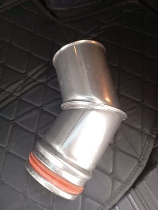 Codo tubo de pellets