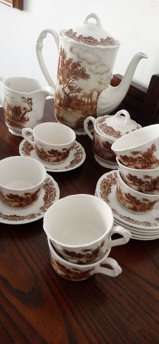 Juego de café Alfares de Pontesampaio