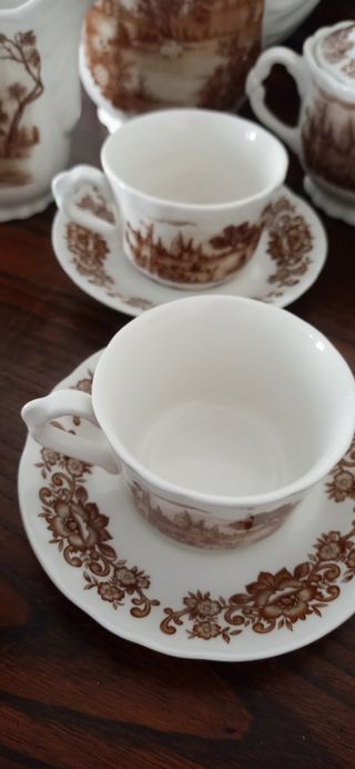 Juego de café Alfares de Pontesampaio