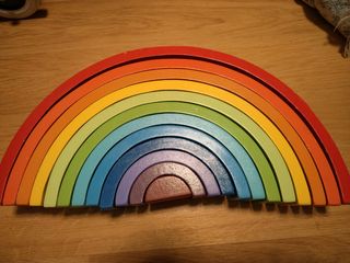 Arco iris Waldorf madera