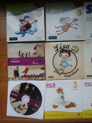12 cds música y canciones infantiles