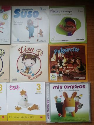 12 cds música y canciones infantiles