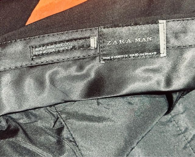 Traje negro Zara Tailored Fit 52/40