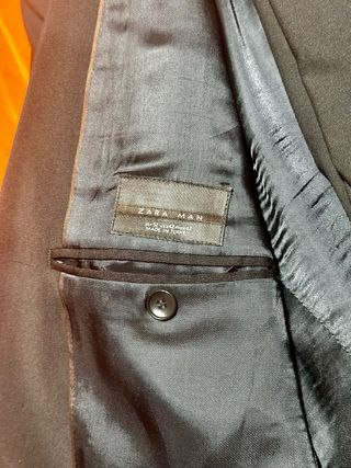 Traje negro Zara Tailored Fit 52/40