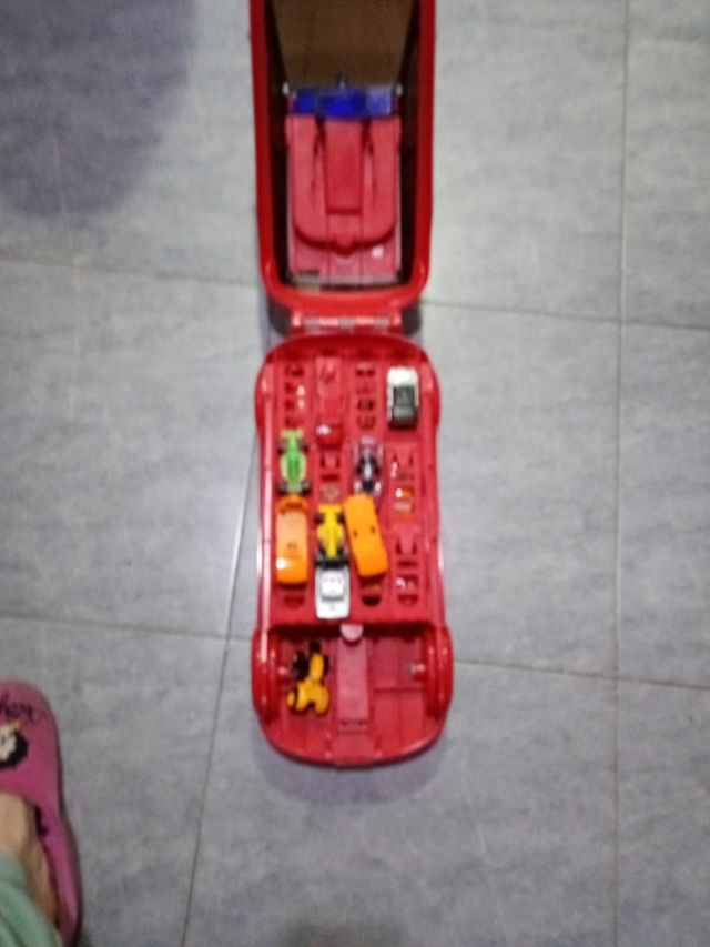 Valigia per auto con manico per trasportare giocattoli