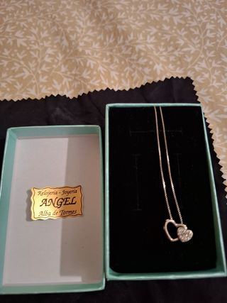 Collar de plata mujer