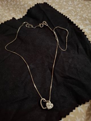 Collar de plata mujer