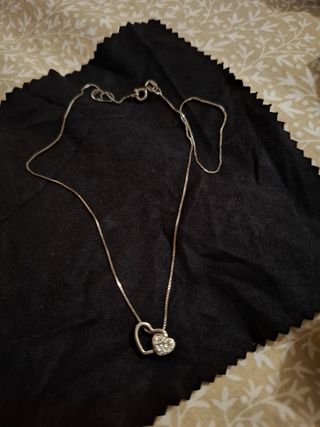 Collar de plata mujer