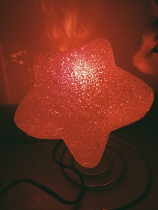 Lampada da tavolo stellina rossa
