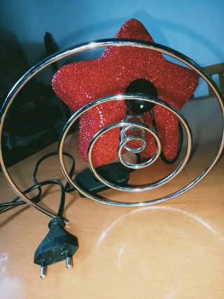 Lampada da tavolo stellina rossa