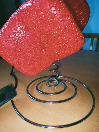 Lampada da tavolo stellina rossa