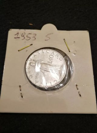 VATICANO LOTTO 5 MONETE - 10 LIRE.