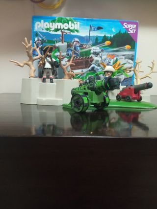 CAJA DE SUPER SET PLAYMOBIL 4014 +VARIAS COSAS