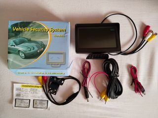 Kit de monitor y cámara de visión trasera