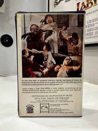 Los Nuevos Kung Fu Kids VHS VIDEOCLUB CAJA GRANDE