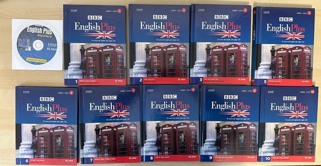 9 DVD curso English Plus BBC