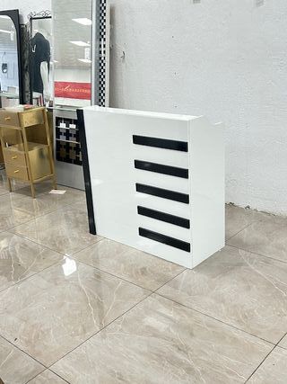Mostrador Recepcion Peluqueria Estetica Blanco