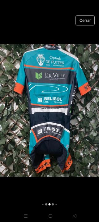 Maillot triatlón equipo belga talla S