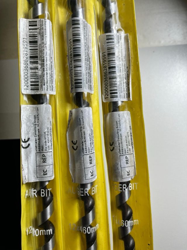 Mechas madera espiral