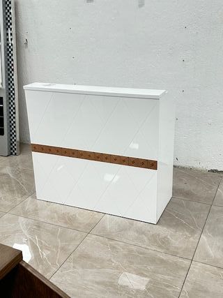 Mostrador Recepcion Peluqueria Estetica Blanca