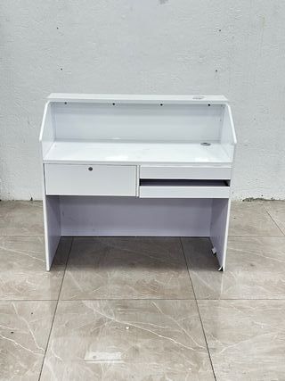 Mostrador Recepcion Peluqueria Estetica Blanca