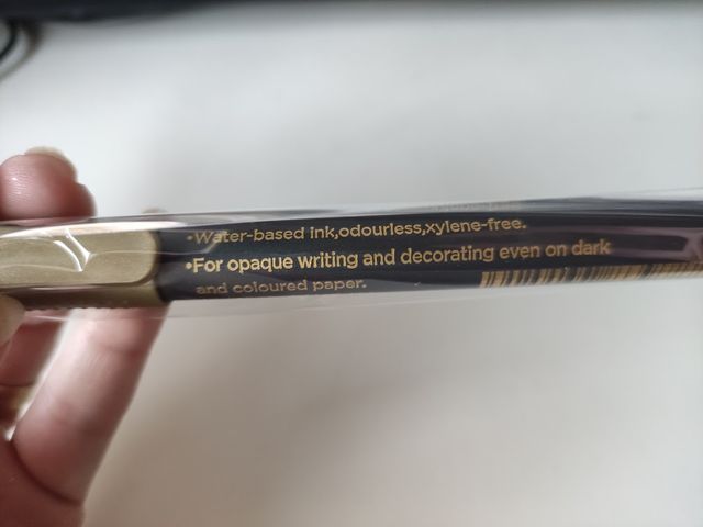 Marcador Metálico para Lacre - Dourado - Aladine