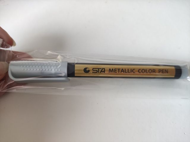 Marcador Metálico para Lacre - Prateado - Aladine