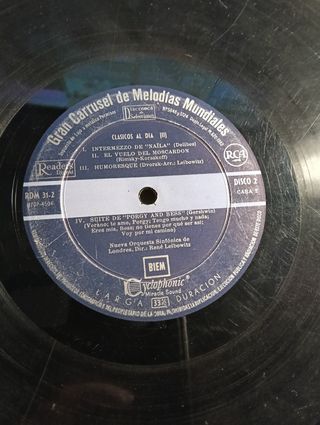 LP. GRAN CARRUSEL DE MELODIAS MUNDIALES