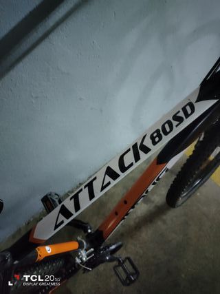Bicicleta Indur Attack 80SD (+Rodillo)
