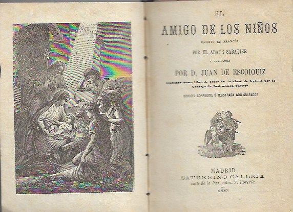 LIBRO ANTIGUO: EL AMIGO DE LOS NIÑOS .