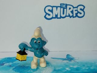 Puffi Puffo Lanterna 20024 Lantern Var. Gialla non