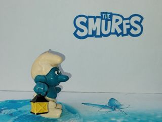 Puffi Puffo Lanterna 20024 Lantern Var. Gialla non