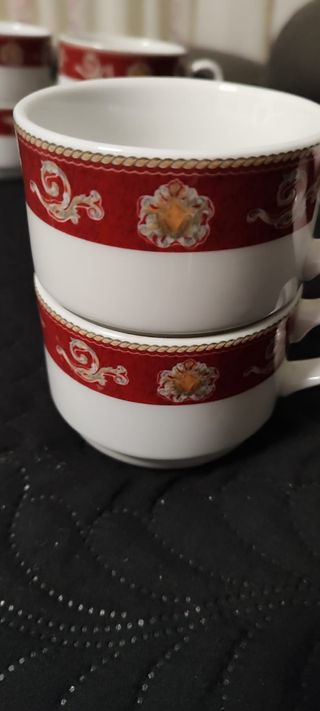 6 tazas porcelanas Bidasoa