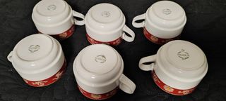 6 tazas porcelanas Bidasoa