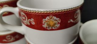 6 tazas porcelanas Bidasoa