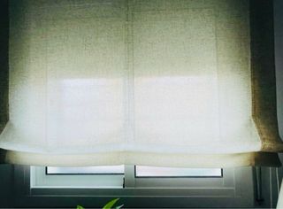 CORTINA de algodón NUEVA 75x220