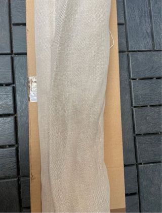 CORTINA de algodón NUEVA 75x220