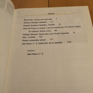 Revista poesía. Ministerio de Cultura