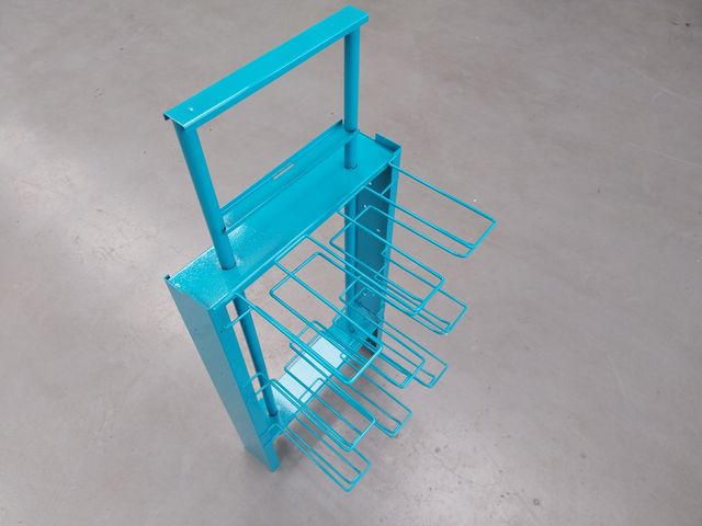 ESTANTERIA EXPOSITOR METÁLICO COLGADOR