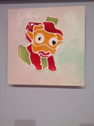 8 cuadros tipo lienzo