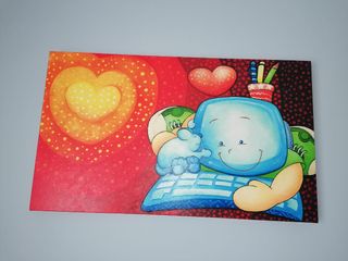 8 cuadros tipo lienzo