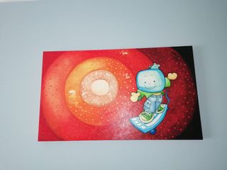 8 cuadros tipo lienzo