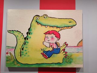 8 cuadros tipo lienzo