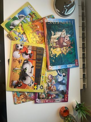 Pack 7 puzzles infantiles