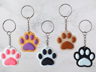 Llavero huella perrito o gato