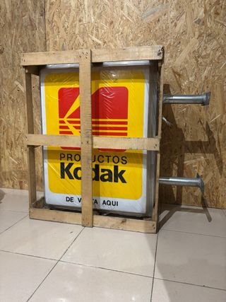 Cartel Luminoso Kodak Fotografía Vintage años 90