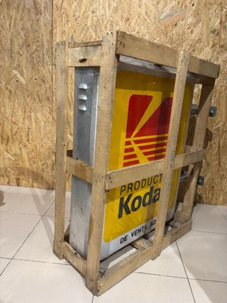 Cartel Luminoso Kodak Fotografía Vintage años 90