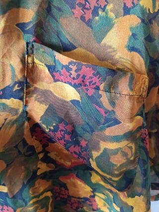 Blusa motivo floreale