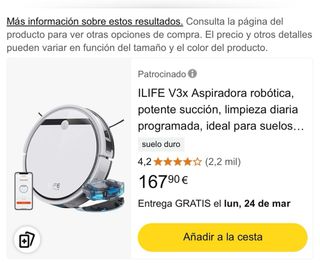 iLife V3s Pro Robot Aspirador Blanco