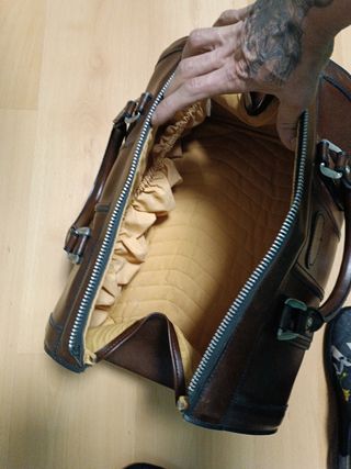 Bolso de cuero vintage